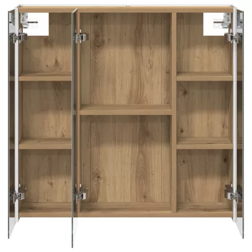  Fürdőszobai tükörszekrény Művészi tölgy 73.5 x 15.5 x 70 cm