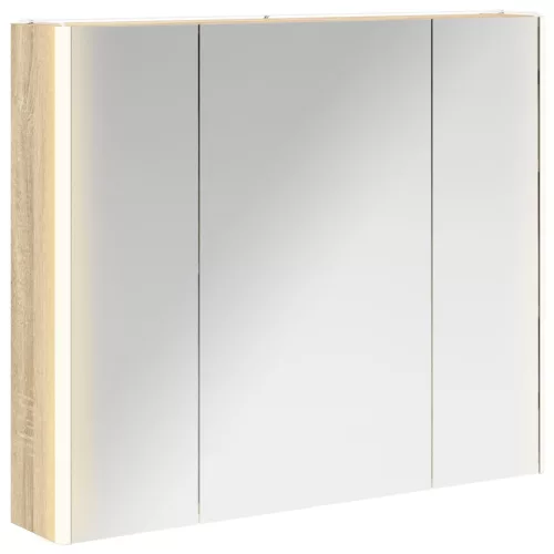  Fürdőszobai tükörszekrény Sonoma tölgy 83,5 x 15,5 x 70 cm