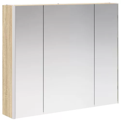  Fürdőszobai tükörszekrény Sonoma tölgy 83,5 x 15,5 x 70 cm