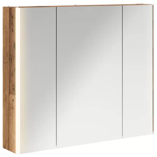  Fürdőszobai tükörszekrény Öreg fa 83,5 x 15,5 x 70 cm Faanyag