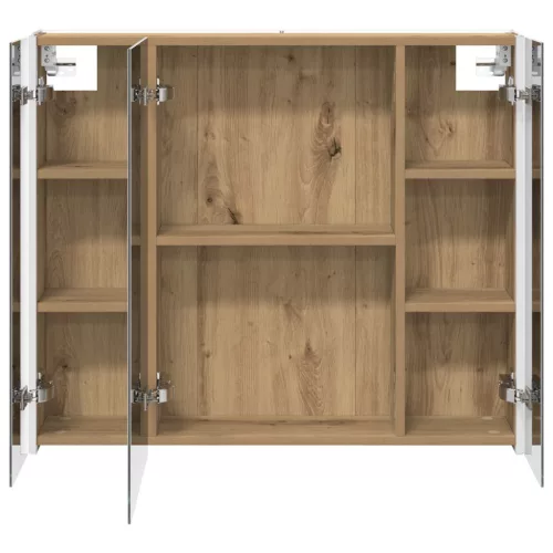  Fürdőszobai tükörszekrény Művészi tölgy 83,5 x 15,5 x 70 cm