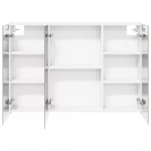  Fürdőszobai tükörszekrény Fehér 103,5 x 15,5 x 70 cm Faanyag