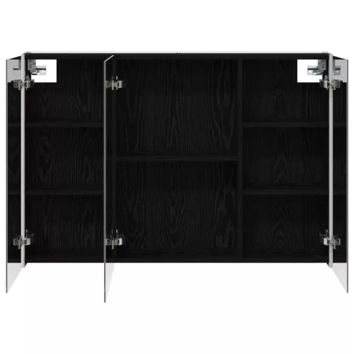  Fürdőszobai tükörszekrény Fekete tölgy 103,5 x 15,5 x 70 cm