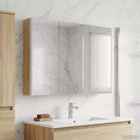    Fürdőszobai tükörszekrény Sonoma tölgy 103,5 x 15,5 x 70 cm