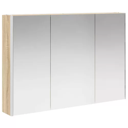  Fürdőszobai tükörszekrény Sonoma tölgy 103,5 x 15,5 x 70 cm