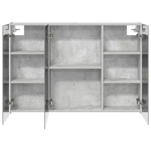  Fürdőszobai tükörszekrény Beton Szürke 103,5 x 15,5 x 70 cm