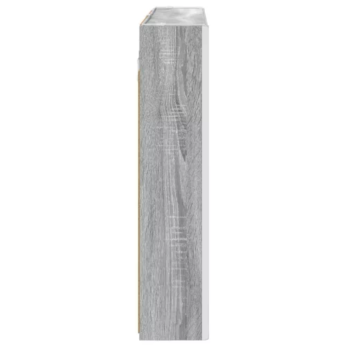  Fürdőszobai tükörszekrény Szürke Sonoma 103,5 x 15,5 x 70 cm