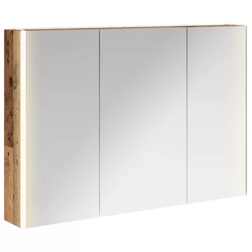  Fürdőszobai tükörszekrény Öreg fa 103,5 x 15,5 x 70 cm Faanyag