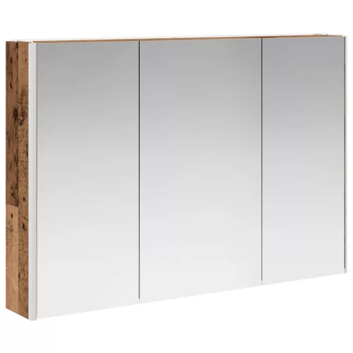  Fürdőszobai tükörszekrény Öreg fa 103,5 x 15,5 x 70 cm Faanyag