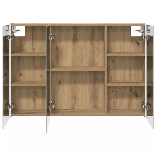  Fürdőszobai tükörszekrény Művészi tölgy 103,5 x 15,5 x 70 cm