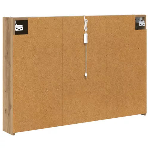  Fürdőszobai tükörszekrény Művészi tölgy 103,5 x 15,5 x 70 cm