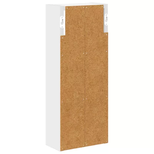  Fürdőszobai faliszekrény Fehér 20 x 10 x 50 cm Mérnöki fa