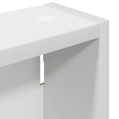  Fürdőszobai faliszekrény Fehér 20 x 10 x 50 cm Mérnöki fa