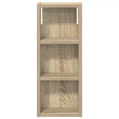  Fürdőszobai faliszekrény polcokkal Sonoma tölgy 20 x 10 x 50 cm