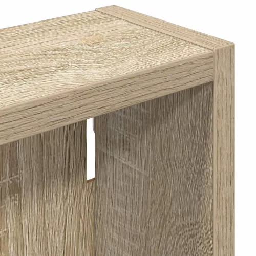  Fürdőszobai faliszekrény polcokkal Sonoma tölgy 20 x 10 x 50 cm