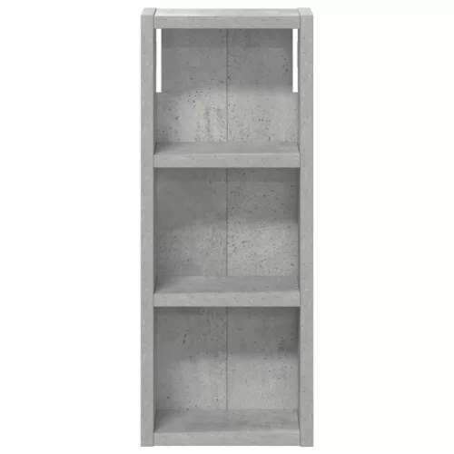  Fürdőszobai faliszekrény polcokkal Beton Szürke 20 x 10 x 50 cm