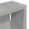  Fürdőszobai faliszekrény polcokkal Beton Szürke 20 x 10 x 50 cm