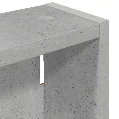  Fürdőszobai faliszekrény polcokkal Beton Szürke 20 x 10 x 50 cm