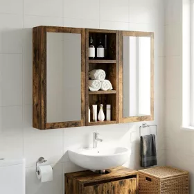    Fürdőszobai faliszekrény Füstölt Tölgy 20 x 10 x 50 cm
