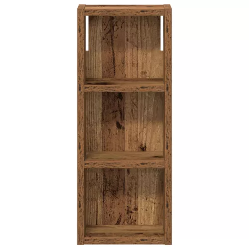  Fürdőszobai faliszekrény Öreg fa 20 x 10 x 50 cm Mérnöki fa