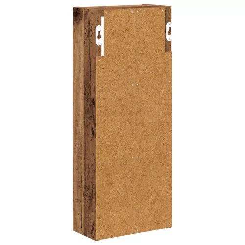  Fürdőszobai faliszekrény Öreg fa 20 x 10 x 50 cm Mérnöki fa