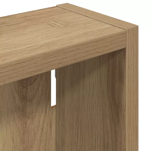  Fürdőszobai faliszekrény Művészi tölgy 20 x 10 x 50 cm