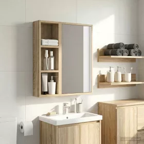  Fürdőszobai faliszekrény Sonoma tölgy 20 x 10 x 60,5 cm