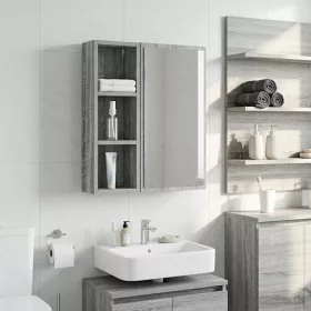    Fürdőszobai faliszekrény Szürke Sonoma 20 x 10 x 60,5 cm