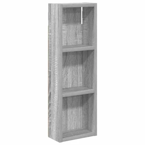  Fürdőszobai faliszekrény Szürke Sonoma 20 x 10 x 60,5 cm