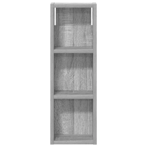  Fürdőszobai faliszekrény Szürke Sonoma 20 x 10 x 60,5 cm