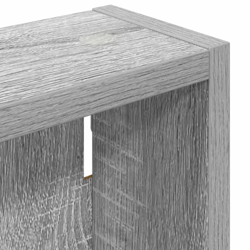  Fürdőszobai faliszekrény Szürke Sonoma 20 x 10 x 60,5 cm