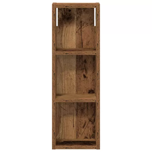  Fürdőszobai faliszekrény Öreg fa 20 x 10 x 60,5 cm Mérnöki fa