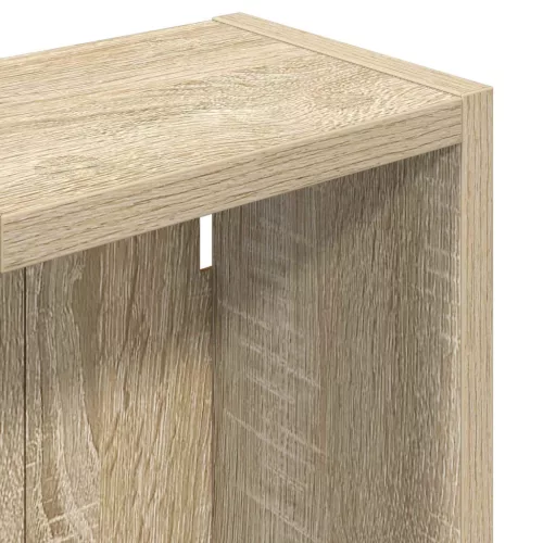  Fürdőszobai faliszekrény polcokkal Sonoma tölgy 20 x 14 x 70 cm