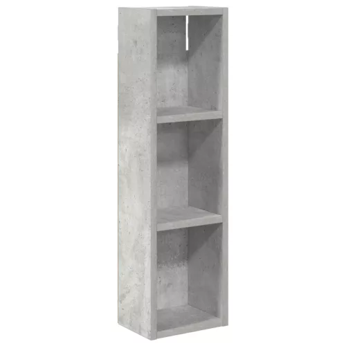  Fürdőszobai faliszekrény polcokkal Beton Szürke 20 x 14 x 70 cm