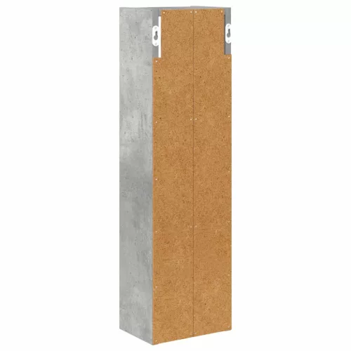  Fürdőszobai faliszekrény polcokkal Beton Szürke 20 x 14 x 70 cm