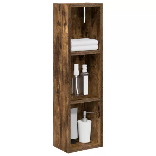  Fürdőszobai faliszekrény Füstölt Tölgy 20 x 14 x 70 cm