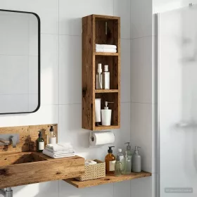    Fürdőszobai faliszekrény Öreg fa 20 x 14 x 70 cm Mérnöki fa