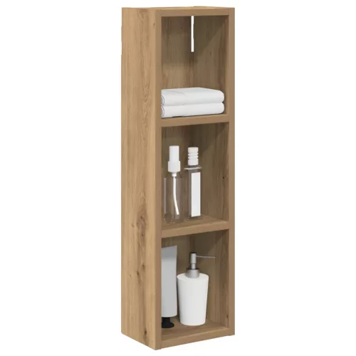  Fürdőszobai faliszekrény Művészi tölgy 20 x 14 x 70 cm