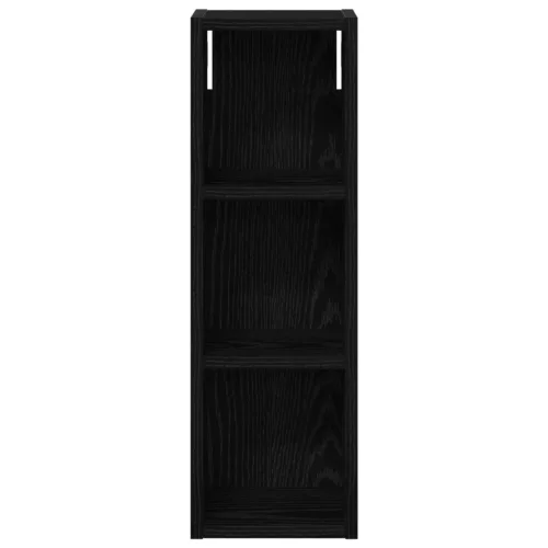  Fürdőszobai faliszekrény Fekete Tölgy 20 x 16 x 62,5 cm