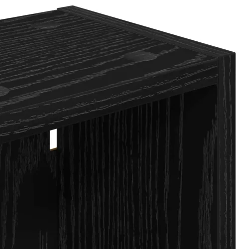  Fürdőszobai faliszekrény Fekete Tölgy 20 x 16 x 62,5 cm