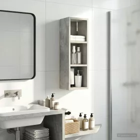  Fürdőszobai faliszekrény Beton Szürke 20 x 16 x 62,5 cm