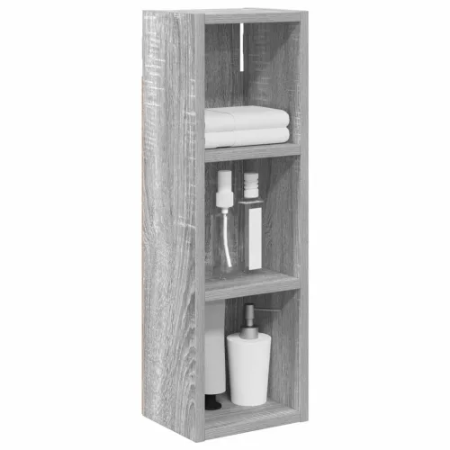  Fürdőszobai faliszekrény Szürke Sonoma 20 x 16 x 62,5 cm
