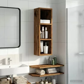    Fürdőszobai faliszekrény Öreg fa 20 x 16 x 62,5 cm Mérnöki fa