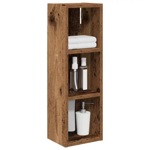  Fürdőszobai faliszekrény Öreg fa 20 x 16 x 62,5 cm Mérnöki fa