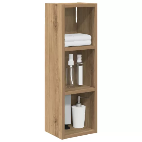  Fürdőszobai faliszekrény Művészi tölgy 20 x 16 x 62,5 cm