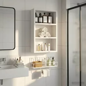    Fürdőszobai faliszekrény Fehér 30 x 10 x 50 cm Mérnöki fa