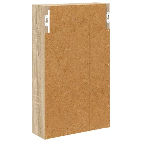  Fürdőszobai faliszekrény polcokkal Sonoma tölgy 30 x 10 x 50 cm