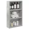  Fürdőszobai faliszekrény polcokkal Beton Szürke 30 x 10 x 50 cm