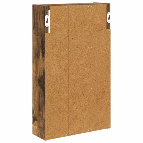  Fürdőszobai faliszekrény Füstölt Tölgy 30 x 10 x 50 cm