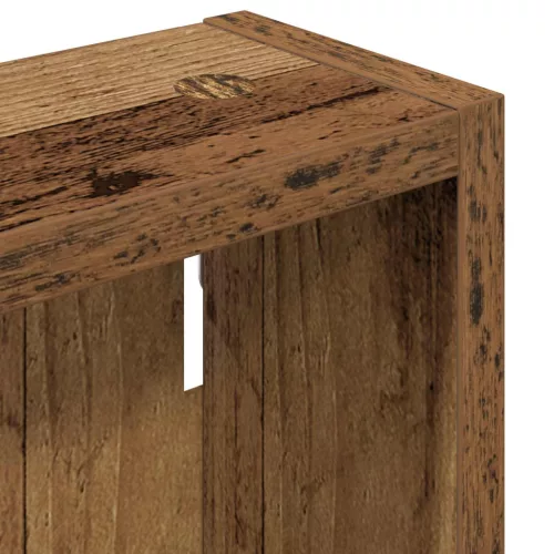  Fürdőszobai faliszekrény Öreg fa 30 x 10 x 50 cm Mérnöki fa